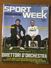 Sportweek 6/12/08 Josè Mourinho e Karim Benzema