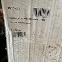 Rossari Bidet appoggio bianco altezza 500 mm.