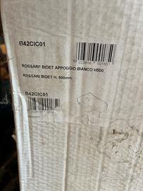 Rossari Bidet appoggio bianco altezza 500 mm.