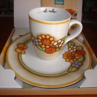 Thun country girasole - set piatto dessert+tazza