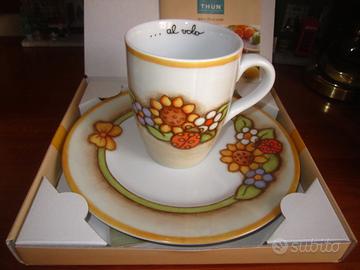 Thun country girasole - set piatto dessert+tazza