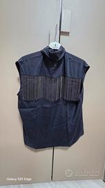Top smanicato Brunello Cucinelli in seta  tg M