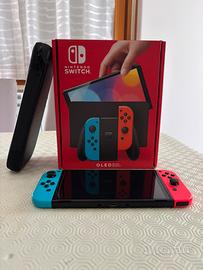 Nintendo Switch Oled + garanzia e custodia