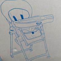 Seggiolone per la pappa marca Giordani