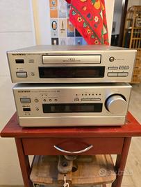 Sintoamplificatore Onkyo + lettore CD hifi