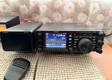 YAESU FT 991+SP10+ALIMENTATORE+TASTIERINO +COVER
