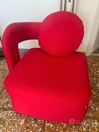 Poltrona letto Campeggi Virgola rossa