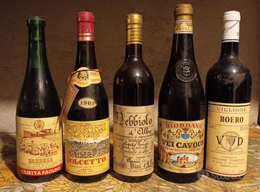 5 bottiglie vino