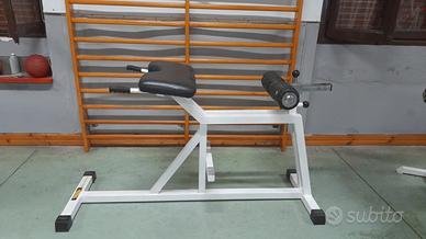 panca per hyperextension orizzontale