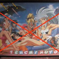 Poster (Tela in Cornice) Tenchi Muyo anime Vintage