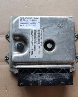 Centralina mot FIAT GRANDE PUNTO 1248cc 2011