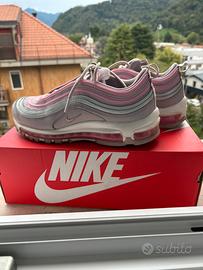 Nike silver air max color argento e rosa