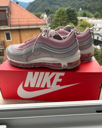 Nike silver air max color argento e rosa