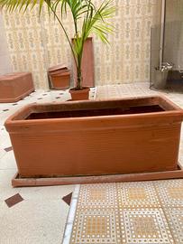 2 vasi grandi rettangolari