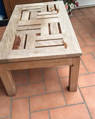 Bellissomo tavolino UNOPIU!! In teak d giardino mi