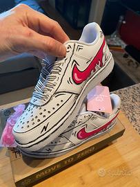 Nike court vision lo nn Eur 38 customized