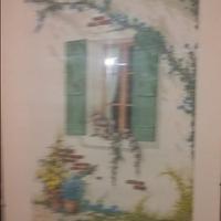 stampa con cornice raffigurante finestra 