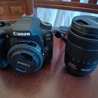 Canon 80D + obiettivo 18-135 USM Is + ob. 24 mm