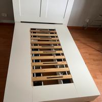 Letto alla francese e spalliera ikea