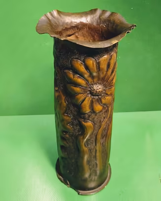 Vaso bossolo d'artiglieria Prima Guerra Mondiale