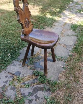 Tavolo rustico e 4 sedie