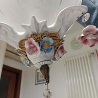 lampadario in ceramica di bassano