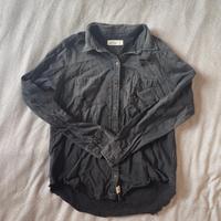 Camicia in denim con strappi