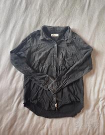 Camicia in denim con strappi