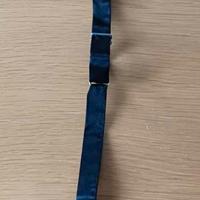 Papillon/cravatta a farfallino in raso nero