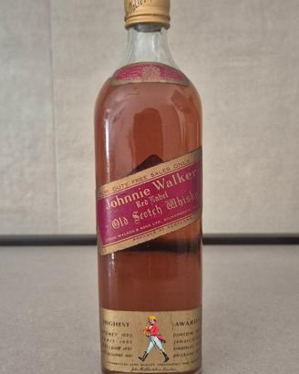 Whisky Johnnie Walker Red Label Vintage -Anni '70