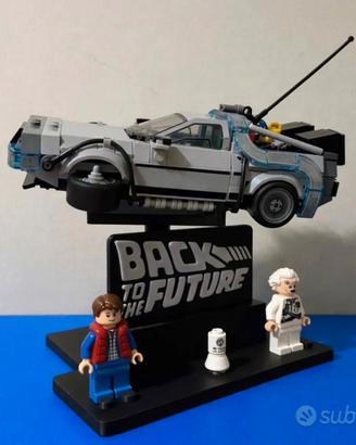 Espositore Lego DeLorean 7725 Ritorno al futuro