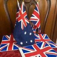 Lotto 7 Bandierine Australia e Regno Unito