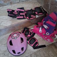 Pattini piu protezioni bambina
