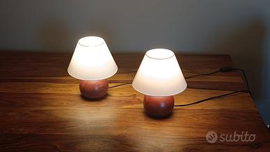 Coppia di lampade da comodino 
