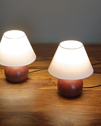 Coppia di lampade da comodino 