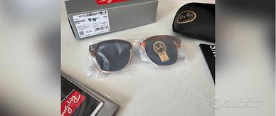 Ray -Ban clubmaster 0504S lente blu