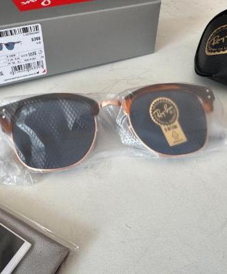 Ray -Ban clubmaster 0504S lente blu