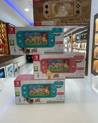 Nintendo Switch Lite x Animal Crossing Pink- NUOVO
