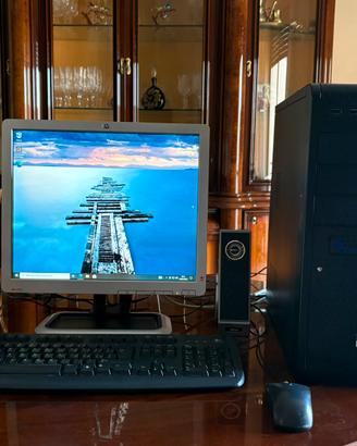 PC completo Windows 10 PRO ORIGINALE + accessori