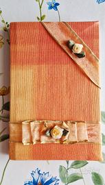 Taccuino, quaderno, notebook in tessuto vintage 