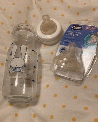 Biberon e tettarelle nuove Chicco