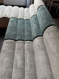 Divano con chaise longue moduli