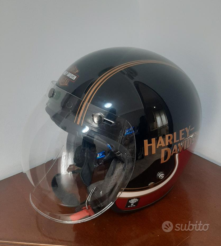 Casco Moto Open Face Vintage Cafe Racer - Leggero In ABS, Omologato ECE, Taglia Unisex, Stile Retro Tedesco - 3