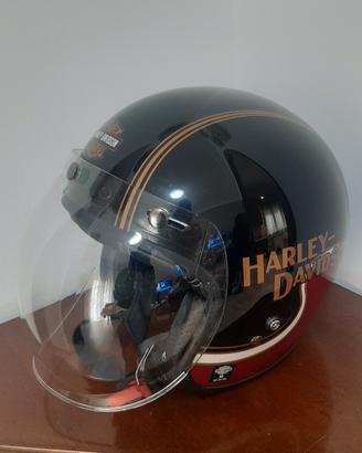 casco moto harley davidson custom cafe racer tg M