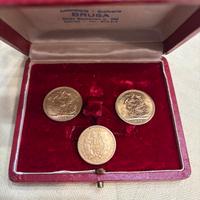 Sterline d’oro + 10 franchi in oro