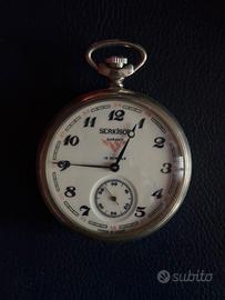 Orologio da tasca Vintage Serkisof "Demiryolu"
