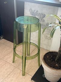 sgabello Charles Ghost di Kartell