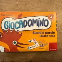 Giocadomino - suoni e parole sillabe finali