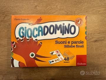 Giocadomino - suoni e parole sillabe finali