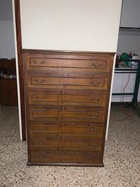 Mobile cassettiera vintage 108x75x40